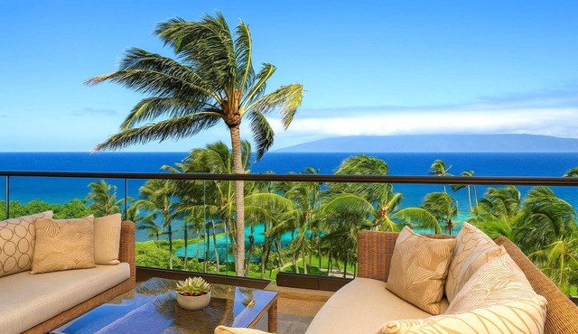 Luxury Ocean View 3-Bedroom Villa at The Resort at Kapalua Bay Daily Housekeeping, Spa Rental Car Included! MON-2604 by KBM