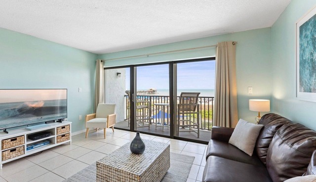 Luxury Oceanfront Corner Unit with Balcony Views and Master Suite Overlooking the Waves