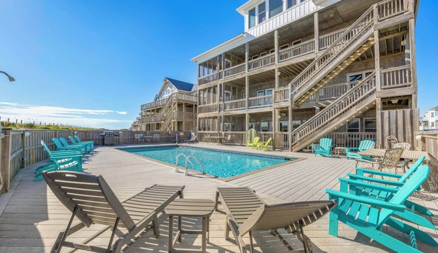 Luxury Oceanfront Home in Frisco w/Private Pool, Hot Tub, Elevator, and More!