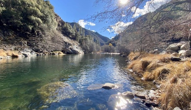 Luxury off-grid log home on 320 acres in Giant Sequoia National Monument