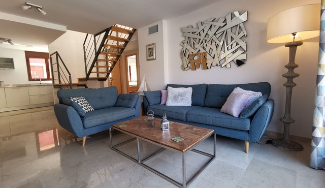Luxury penthouse with 4 pools, close to beaches, restaurants and golf.
