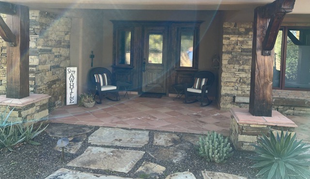 luxury private casita with full kitchen and dining area
