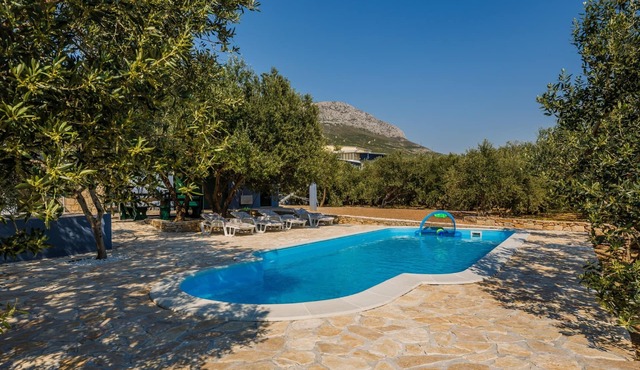 Luxury private villa complex with pool and jacuzzi