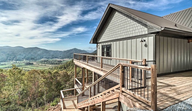 Luxury Rabun Gap Getaway w/Soaring Views!