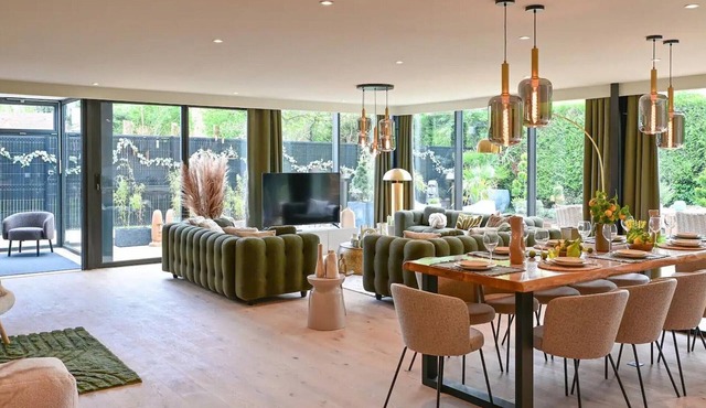 Luxury renovated villa with parking and air conditioning in Marcq-en-Barœul