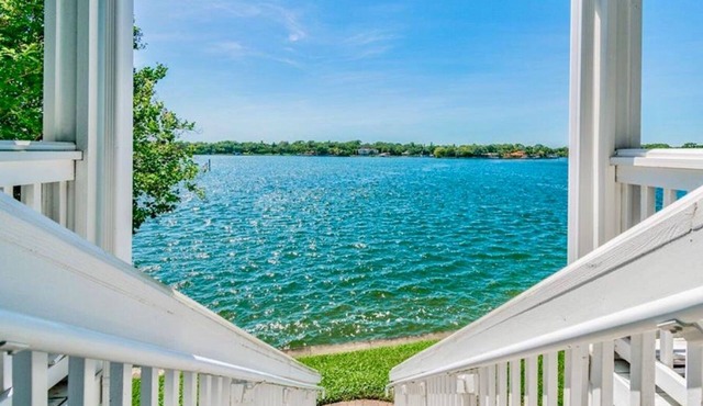 Luxury Resort style living in a modern condo on the waterfront, sunset views