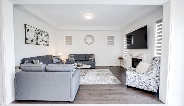 Luxury Retreat with Workspace & Spacious Backyard