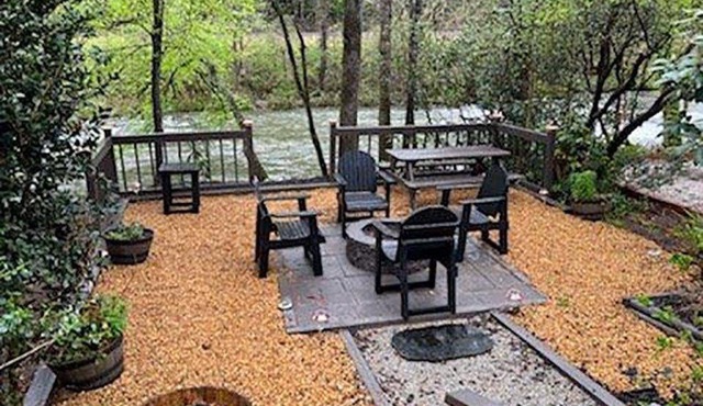 Luxury Riverfront Getaway with Fire Pit and Private Deck