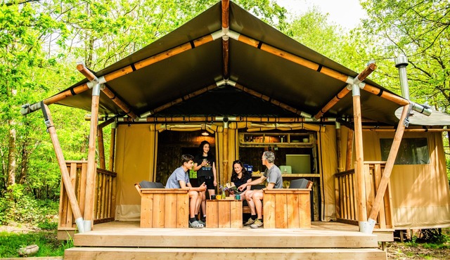 Luxury Safari Tent with Hot Tub