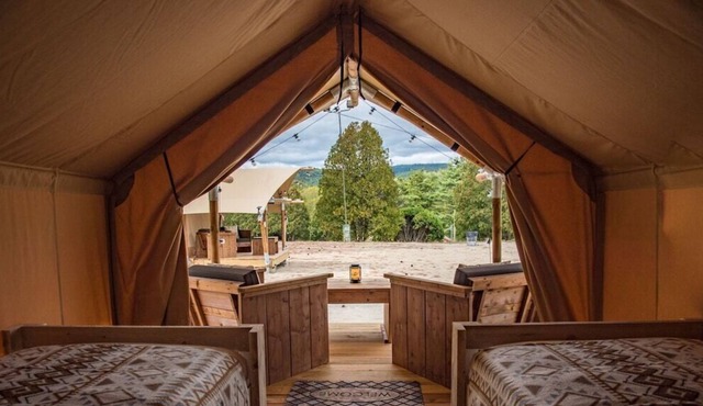 Luxury Safari Tent near Lake George, New York