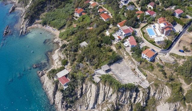 Luxury Seafront Villa Exclusive Pag with private swimming pool by the beach on island of Pag