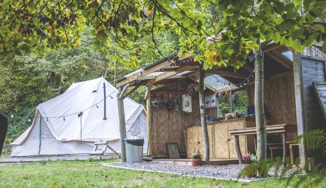 Luxury secluded glamping in the Brecon Beacons