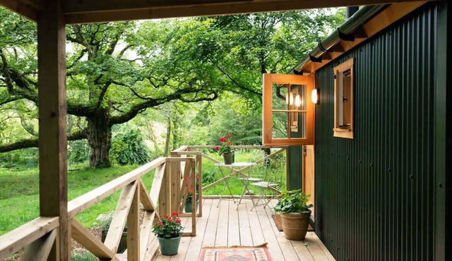 Luxury Shepherd's Hut Near Glasgow