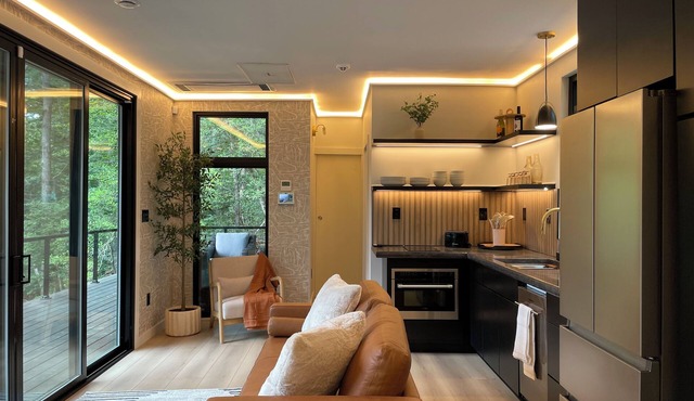 Luxury Shipping Container Home- River Access- Modern Comfort in Nature