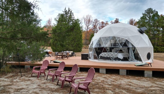 Luxury Stargazing Glamping Dome near Littleton - Lake Gaston, NC!