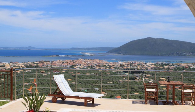 Luxury stone-made villa with exceptional view & pool