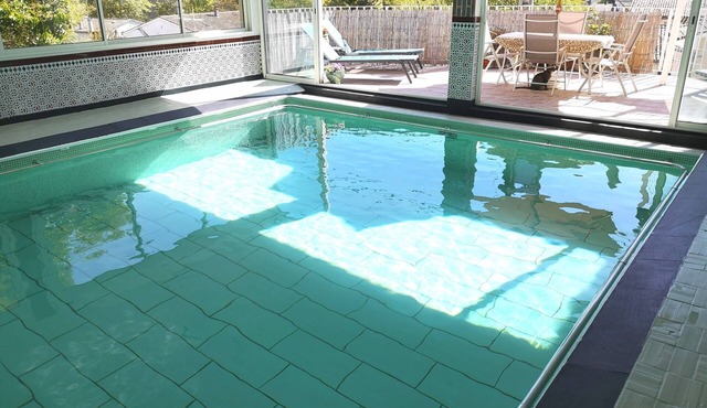 Luxury two bed apartment with private, heated indoor pool