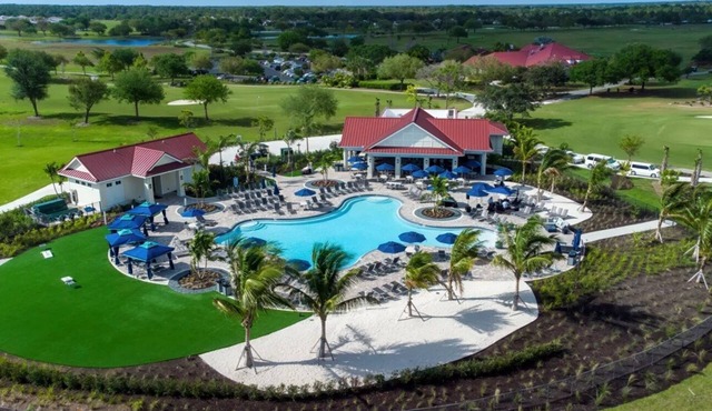Luxury vacation living with water views, golf & resort-style pools.