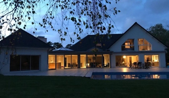 Luxury villa with golf view