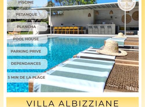 Luxury Villa Albizzia Pool, Pool House and Exceptional Garden 10 people