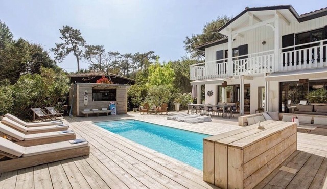 Luxury villa Cap Ferret 5 bedrooms 5 bathrooms + swimming pool + pétanque