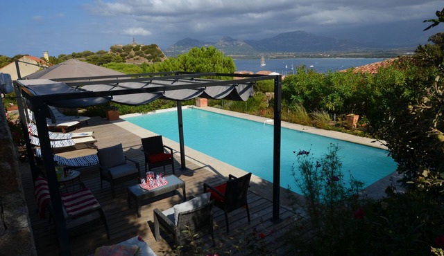 LUXURY VILLA CALVI 300m2, 8 PERS POOL PANORAMIC SEA AND MOUNTAIN