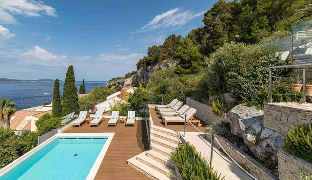 Luxury Villa Hvar Carpe Diem with Heated Pool