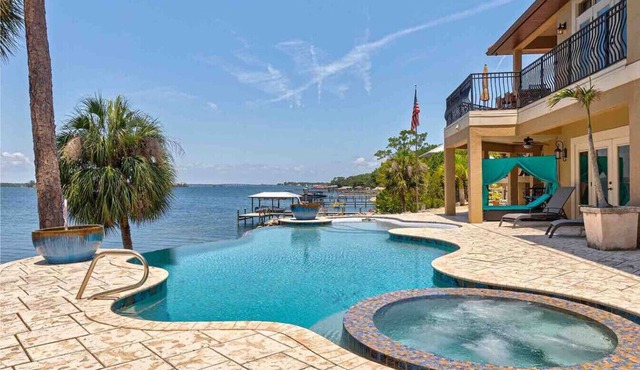 Luxury Villa, Pool, Spa, Dock, Waterfront, Theater