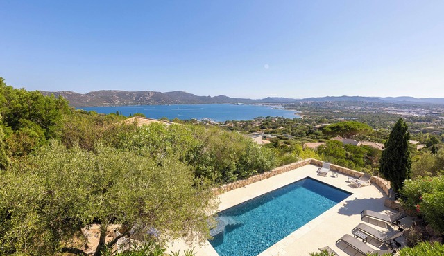 LUXURY VILLA PORTO VECCHIO 180° SEA VIEW AIR CONDITIONING HEATED POOL