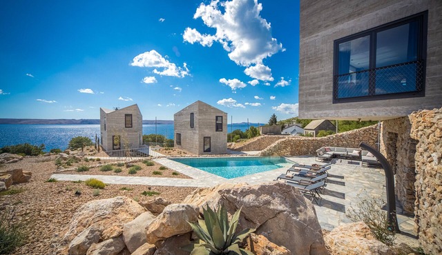 Luxury villa Rock - with private pool and beach