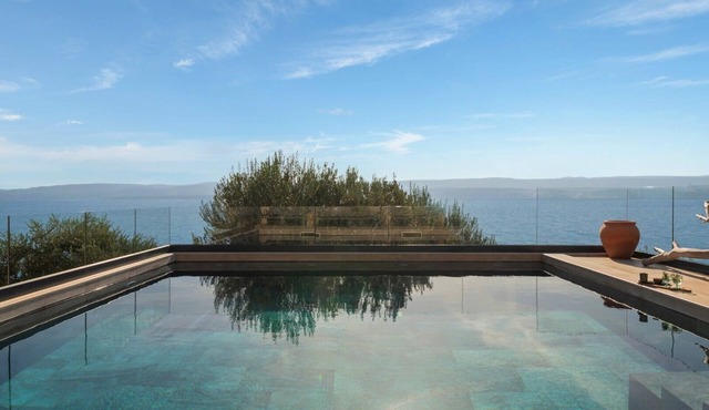 Luxury Villa SALT/STONE heated pool, family, seaview, sauna