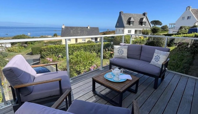 Luxury villa superb sea view beach indoor heated pool SPA sauna