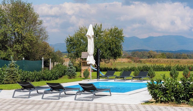 Luxury villa with heated pool, spa area and large terrace in Zagorje
