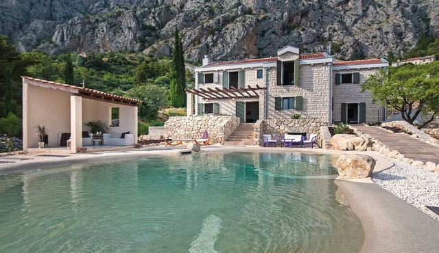 Luxury villa with a bio-designed pool