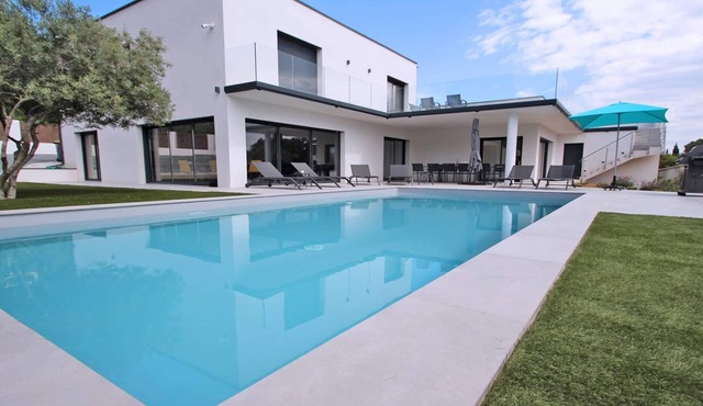 Luxury villa with private pool - 10 people - Sea view - Air conditioning - WiFi - Les Issambres -.