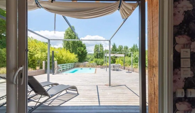 Luxury villa with private pool on a large estate