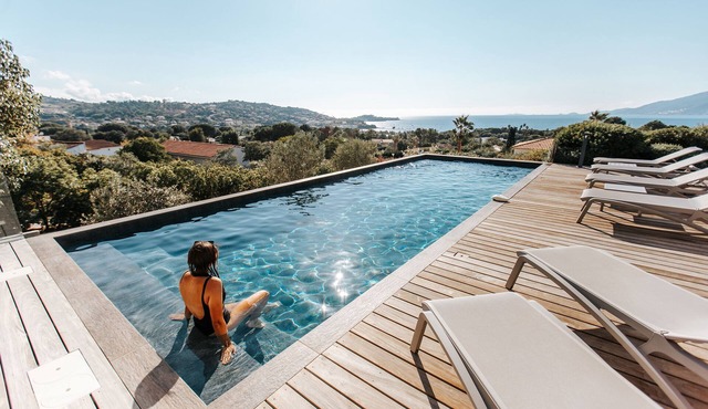 Luxury villa with swimming pool Porticcio sublime sea view on the Gulf of Ajaccio