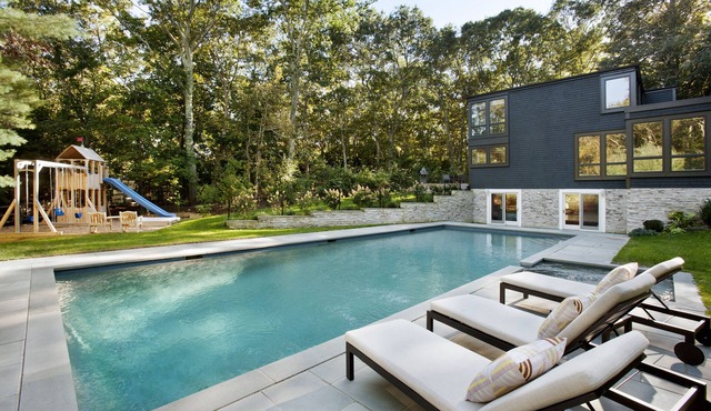 Luxury Water Mill Modern Retreat with Tennis, Pool, Minutes to Ocean Beaches