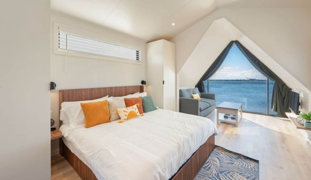 Luxury Waterfront A-Frame Cabin