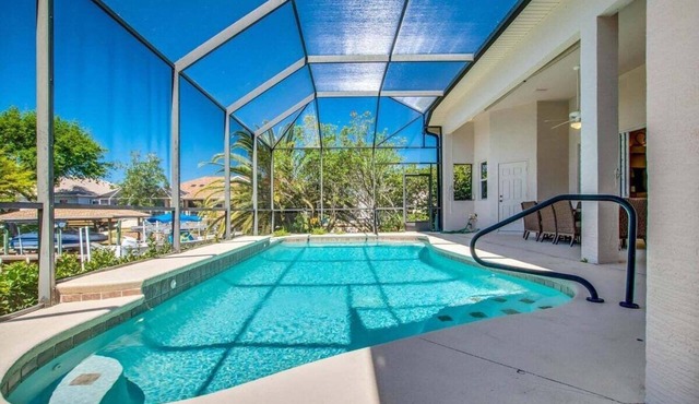 Luxury Waterfront Home with Heated Saltwater Pool & Private Dock
