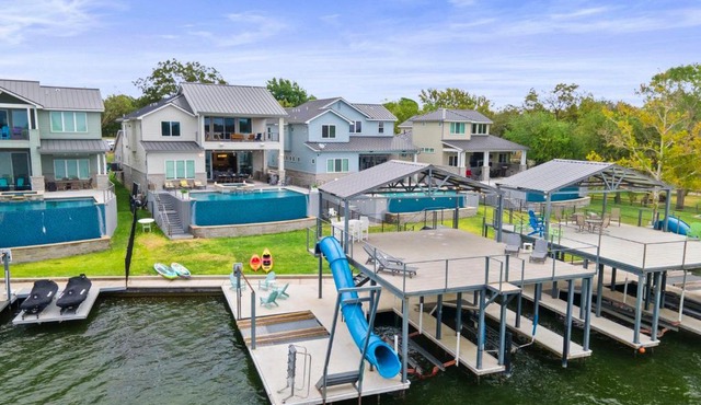 Luxury Waterfront Home with Swimming Pool Hot Tub and 2 Boat Slips
