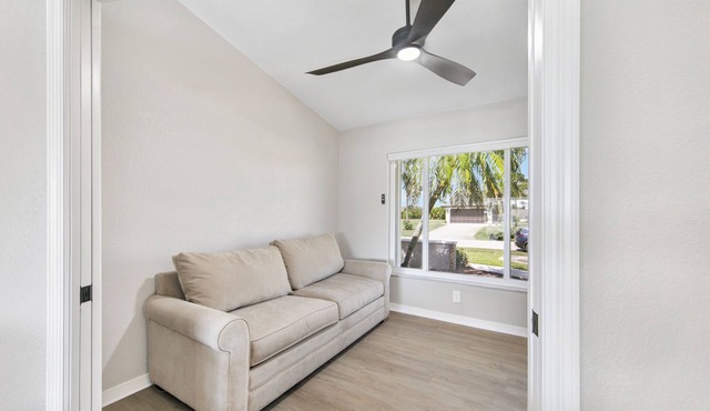 Luxury Waterfront Getaway w/Heated Pool, Office Space & Beach Access