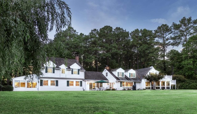 Luxury Waterfront with pool and deep water dock, minutes from St Michaels.