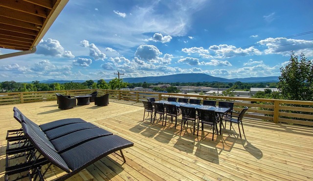 Made to Entertain with HUGE swim spa fire pit, pong/pool/air hockey, BBQ, & much