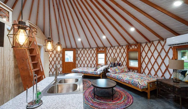 Maggie's Modern MEGA and MINI YURTs - 30&16ft