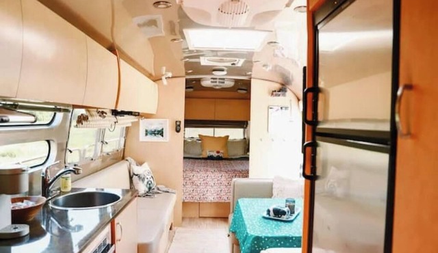 Magical Airstream on a farmnn