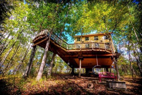 Magical Family Tree House in Secluded Woodland near Germantown, Kentucky