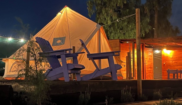Magical night at Glamping Rincón de Lavanda