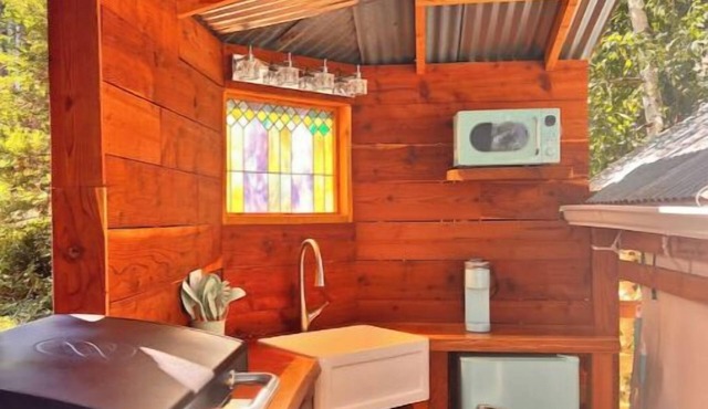 Magical Redwood Retreat in the Santa Cruz Mountains: Luxury Tree Fort Staynn