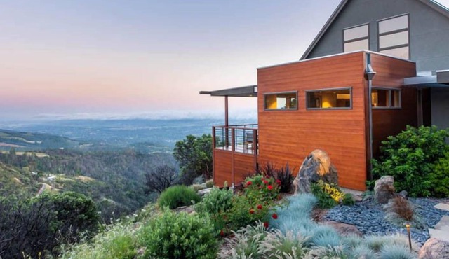 Magical setting, panoramic view—Lavender Sky